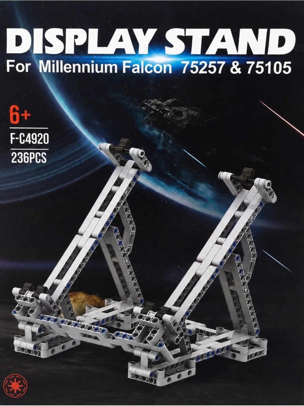 236pc Millennium Falcon Display Stand F-C4920 Compatible LEGO 75257 75105